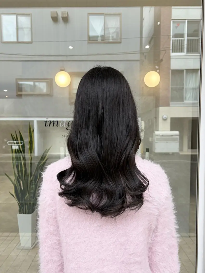 カラー 透明感カラー 韓国ヘアケアブリーチ 莉奈のヘアスタイル