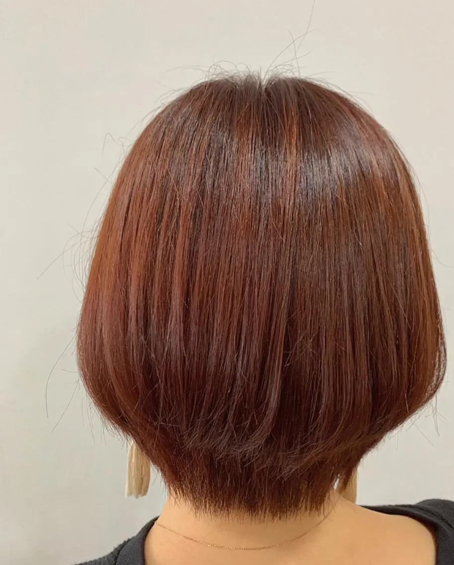ショート カラー 脱白髪染め美容師 竹内涼乃のヘアスタイル
