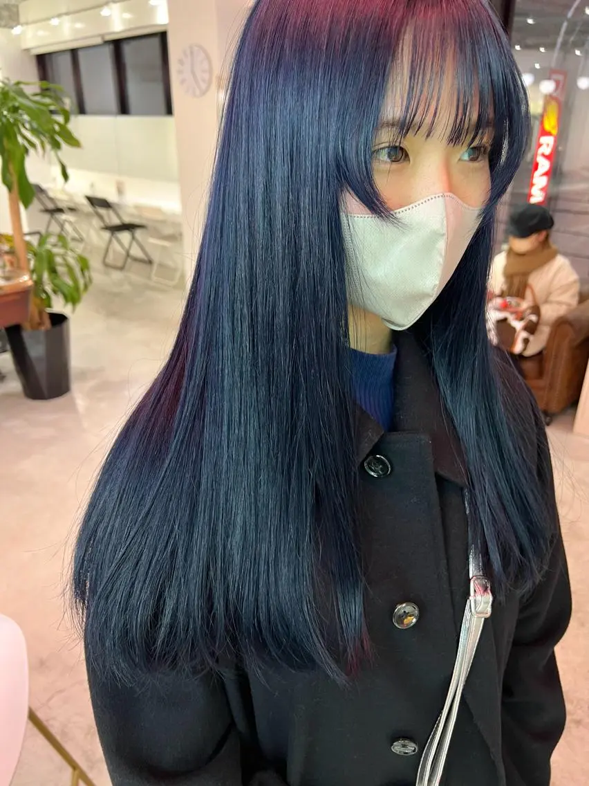 ロング カラー ヘアアレンジ 🧨ブリーチー×ボブ レイヤー💎じゅえるのヘアスタイル