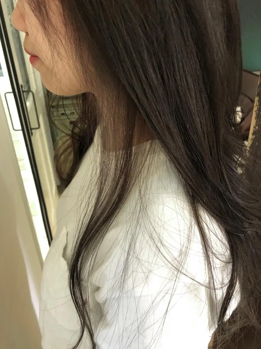 ロング カラー ヘアカラー トリートメント 韓国hair ·͜· watanabeのヘアスタイル