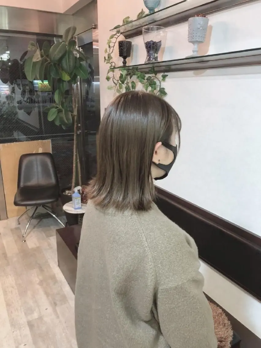 ミディアム トリートメント ツヤ髪ケアカラー✨ 中谷良成のヘアスタイル