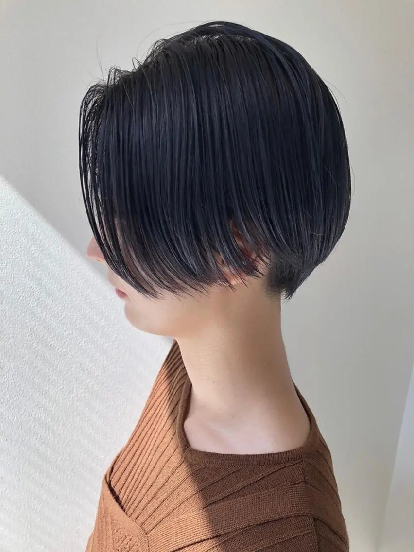 ショート カラー ハンサムショート 顔周りカット ショートヘア カット ヘアカラー トリートメント 似合わせレイヤー カット/KANNAのヘアスタイル