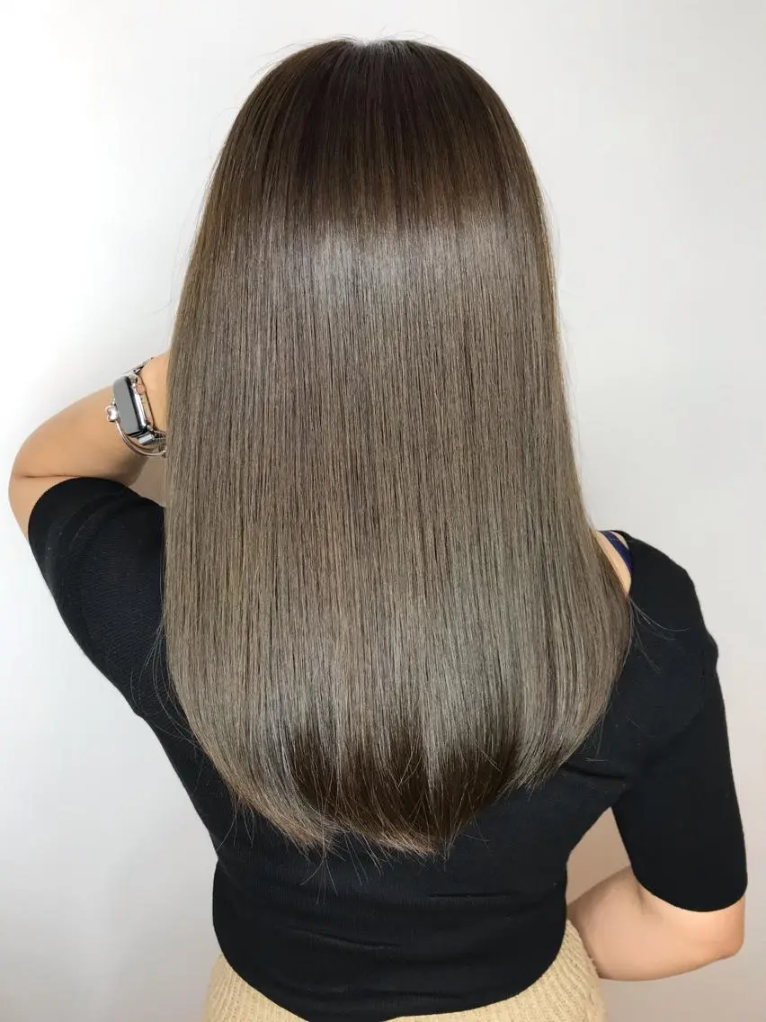 セミロング カラー トリートメント 上條 航平のヘアスタイル