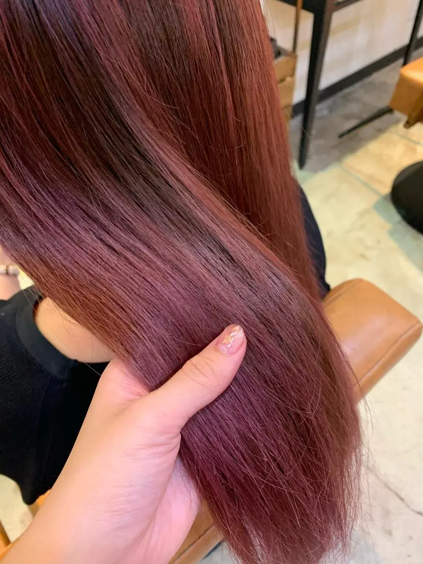 ロング カラー レイヤーカット/ marie🐼のヘアスタイル