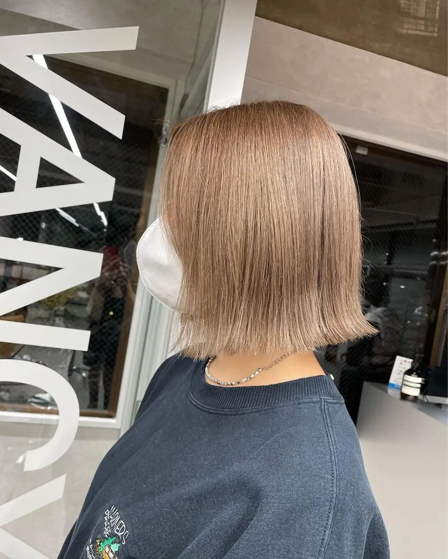 ミディアム カラー 千葉 未羽🩶のヘアスタイル