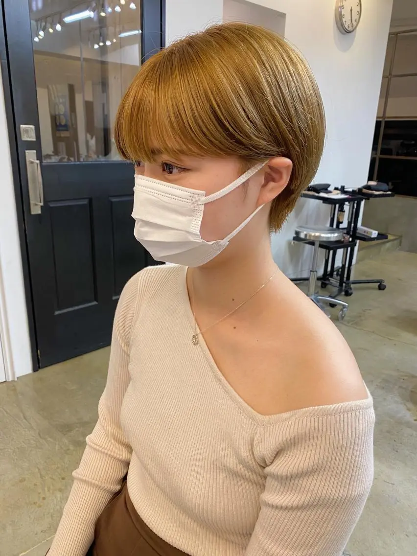 ショート カラー カット ヘアカラー トリートメント 🟩白髪ぼかし ショート/大司のヘアスタイル