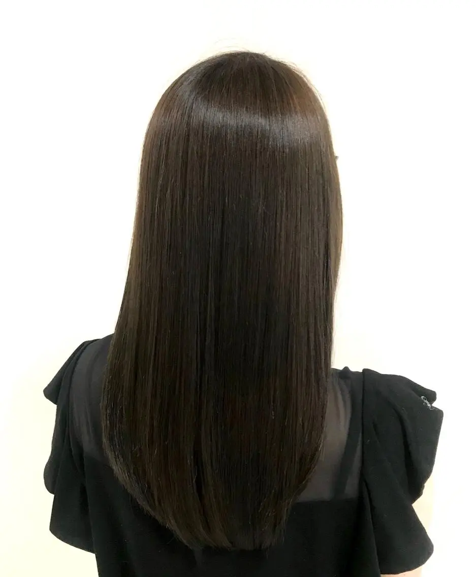 ロング カラー アクアカラー トリートメント 藤原 克宏のヘアスタイル