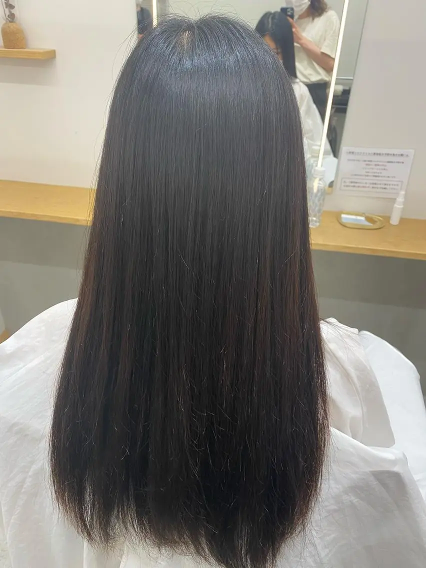 ロング カラー ヘアカラー トリートメント 韓国好き🇰🇷 美容師MIKUのヘアスタイル
