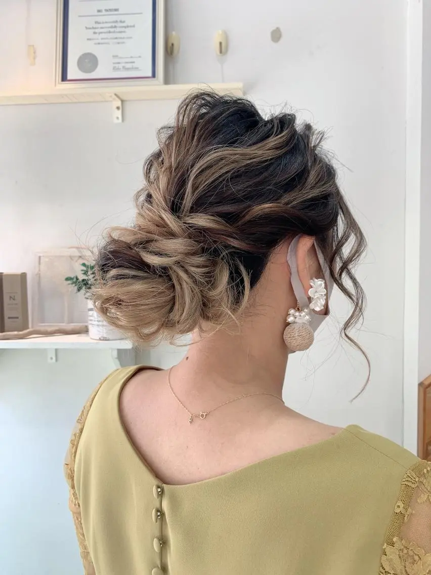 ヘアアレンジ ヘアアレンジ にいた かづしげのヘアスタイル