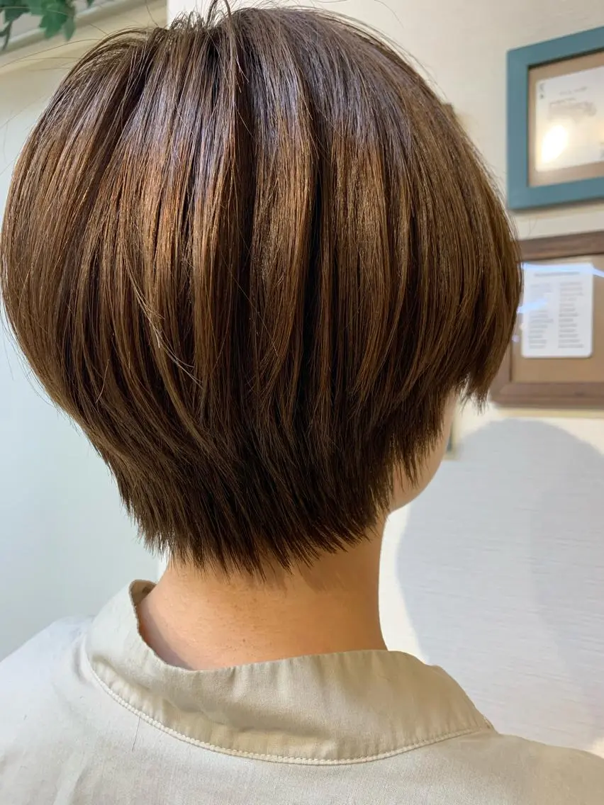 ショート ショートヘア 中垣 南のヘアスタイル