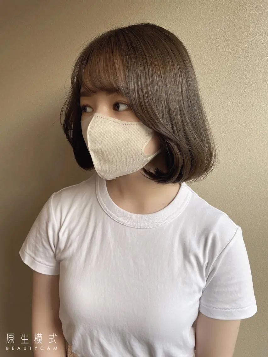 カラー アッシュ ベージュカラー 石山 洸平のヘアスタイル