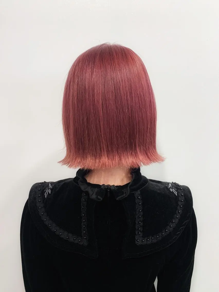 ミディアム カラー ヘアアレンジ 🍒暖色✖️レイヤー /Haruna🍒のヘアスタイル