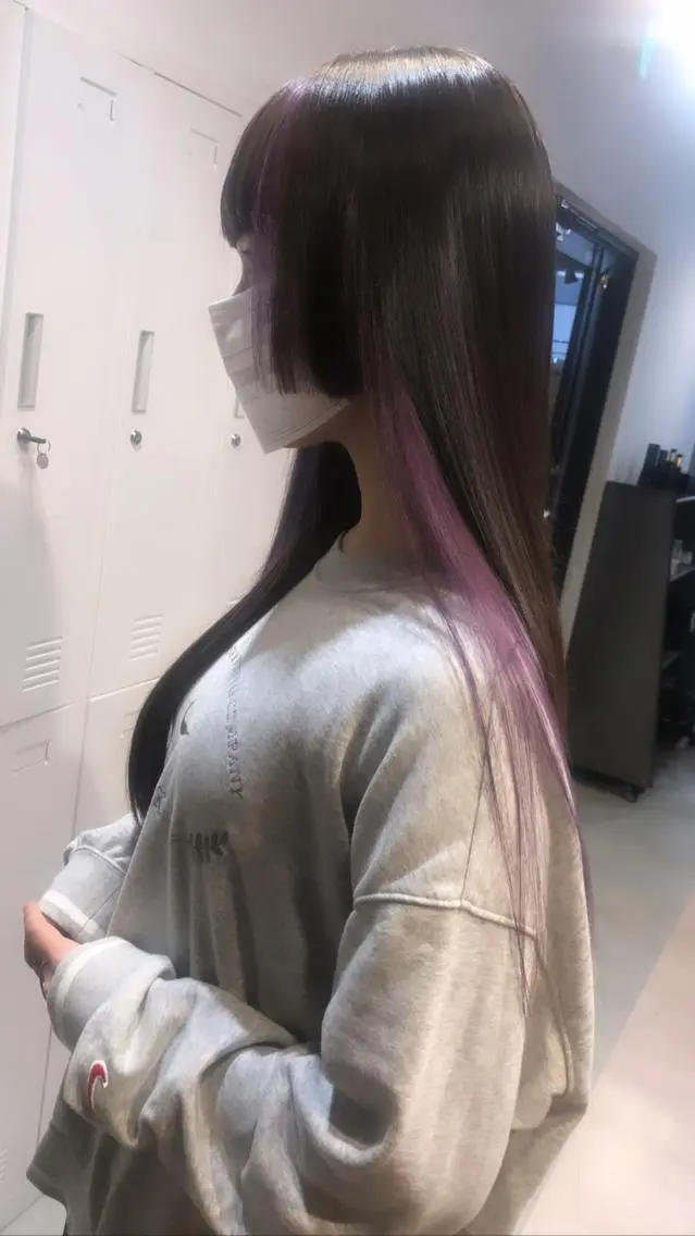 ロング カラー 横田 美咲のヘアスタイル