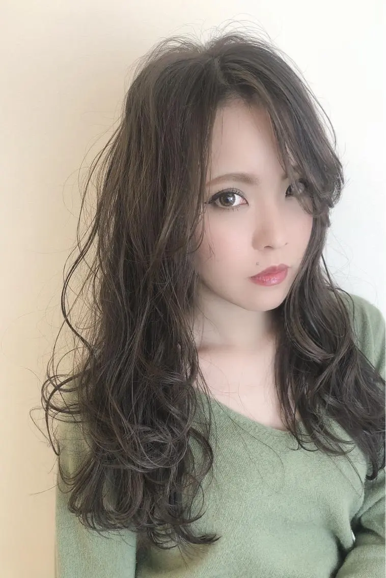 ロング カラー 髪質改善/イルミナ/ 城崎のヘアスタイル