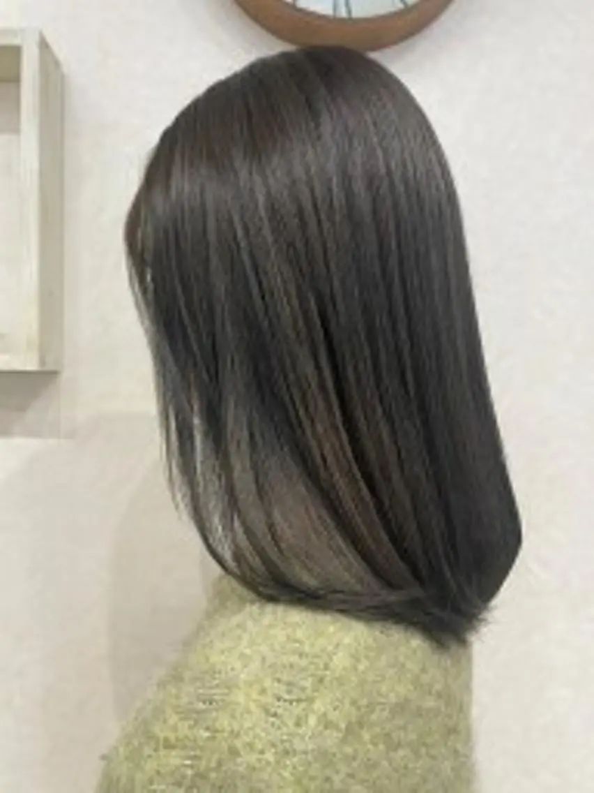 セミロング カラー ベージュカラー ブリーチ ブラウンカラー ケアブリーチ 透明感カラー 🌜ROW町田 🌛 公式のヘアスタイル