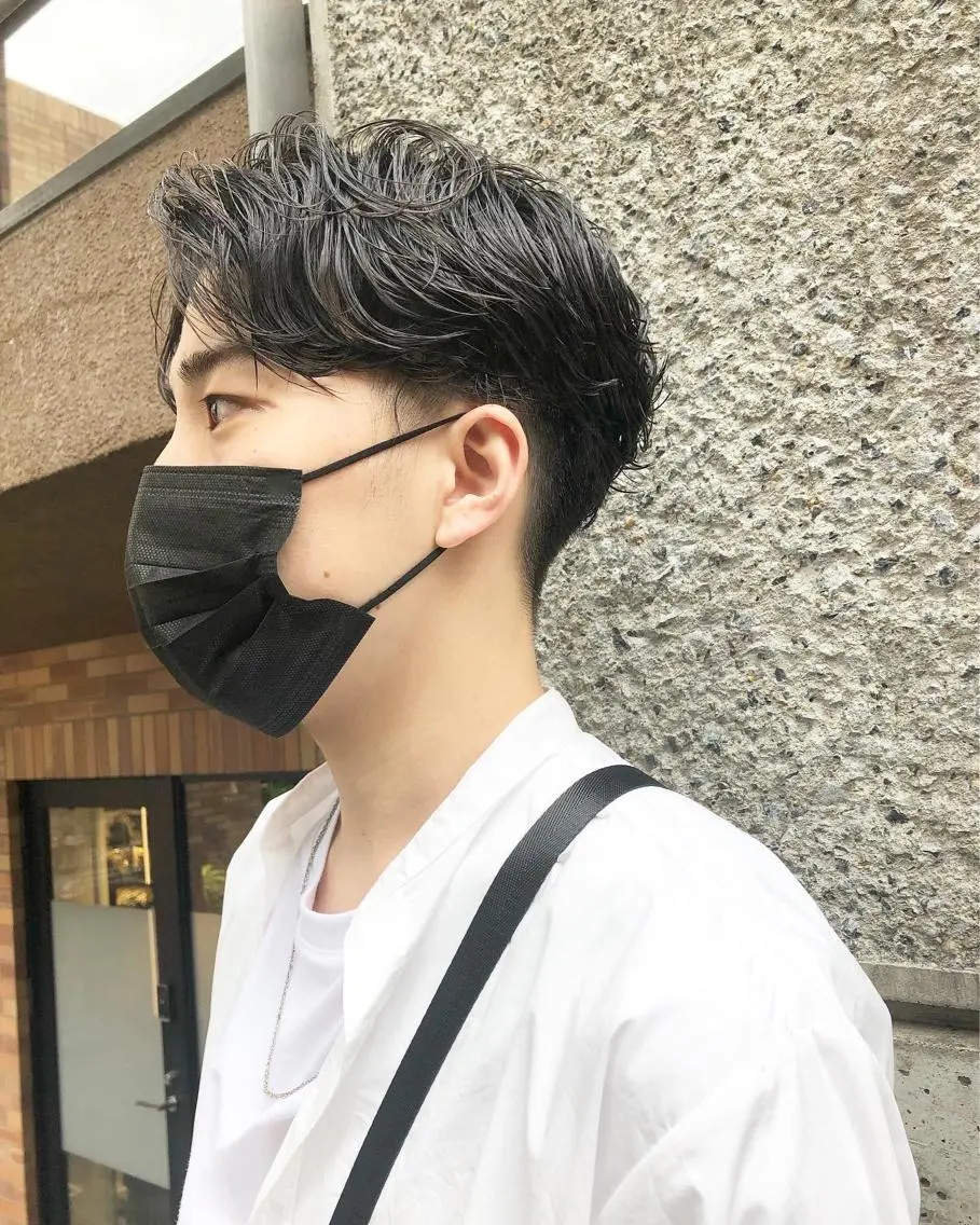 パーマ ヘアアレンジ メンズ カット パーマ トリートメント ヘアセット メンズ特化✂️栗原 侑也のヘアスタイル