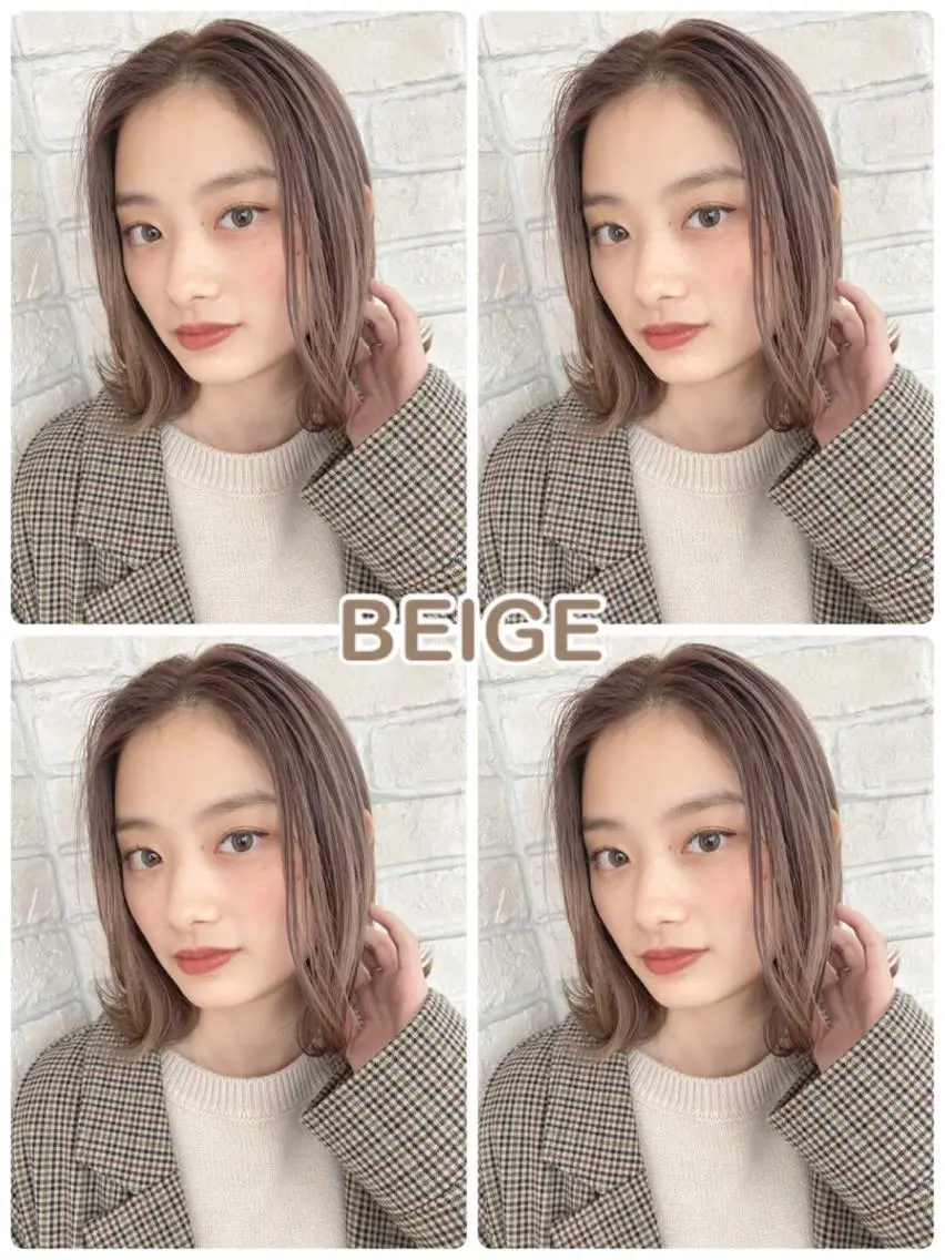 ヘアアレンジ あやか 白髪ぼかしハイライトのヘアスタイル