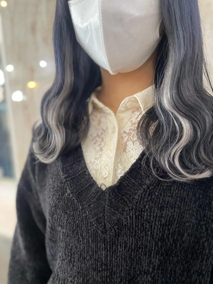 セミロング カラー エクステ 艶髪🇰🇷髪質改善 🎀ikuno🎀のヘアスタイル