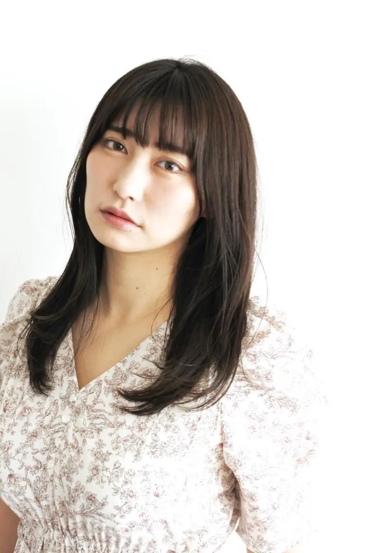 セミロング カット ヘアカラー トリートメント 松田 光雄のヘアスタイル