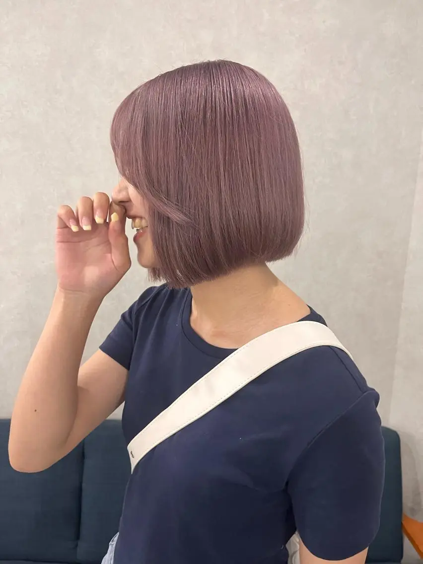 ショート ボブ 梅田トレンドレイヤー RISA🎀💕のヘアスタイル