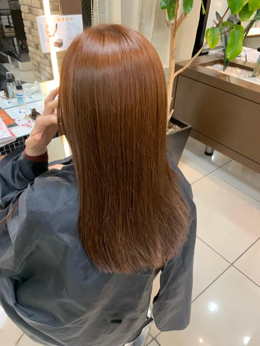 ロング カラー 羽エクステ🪽 🤍まき🤍のヘアスタイル