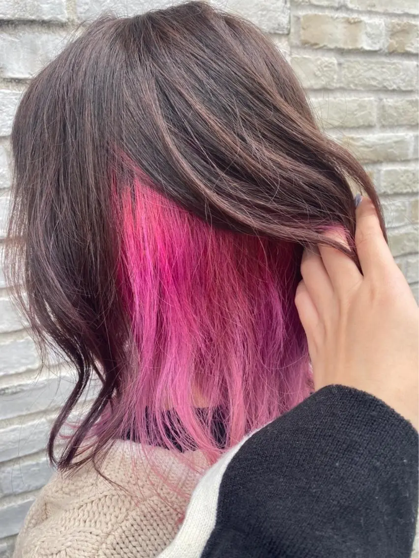ミディアム ヘアセット 野中のヘアスタイル