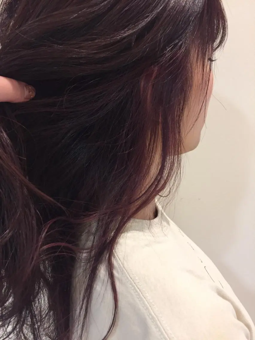 ロング カラー ブリーチ インナーカラー 盛れるレイヤーカット 得意🌹井上美沙のヘアスタイル