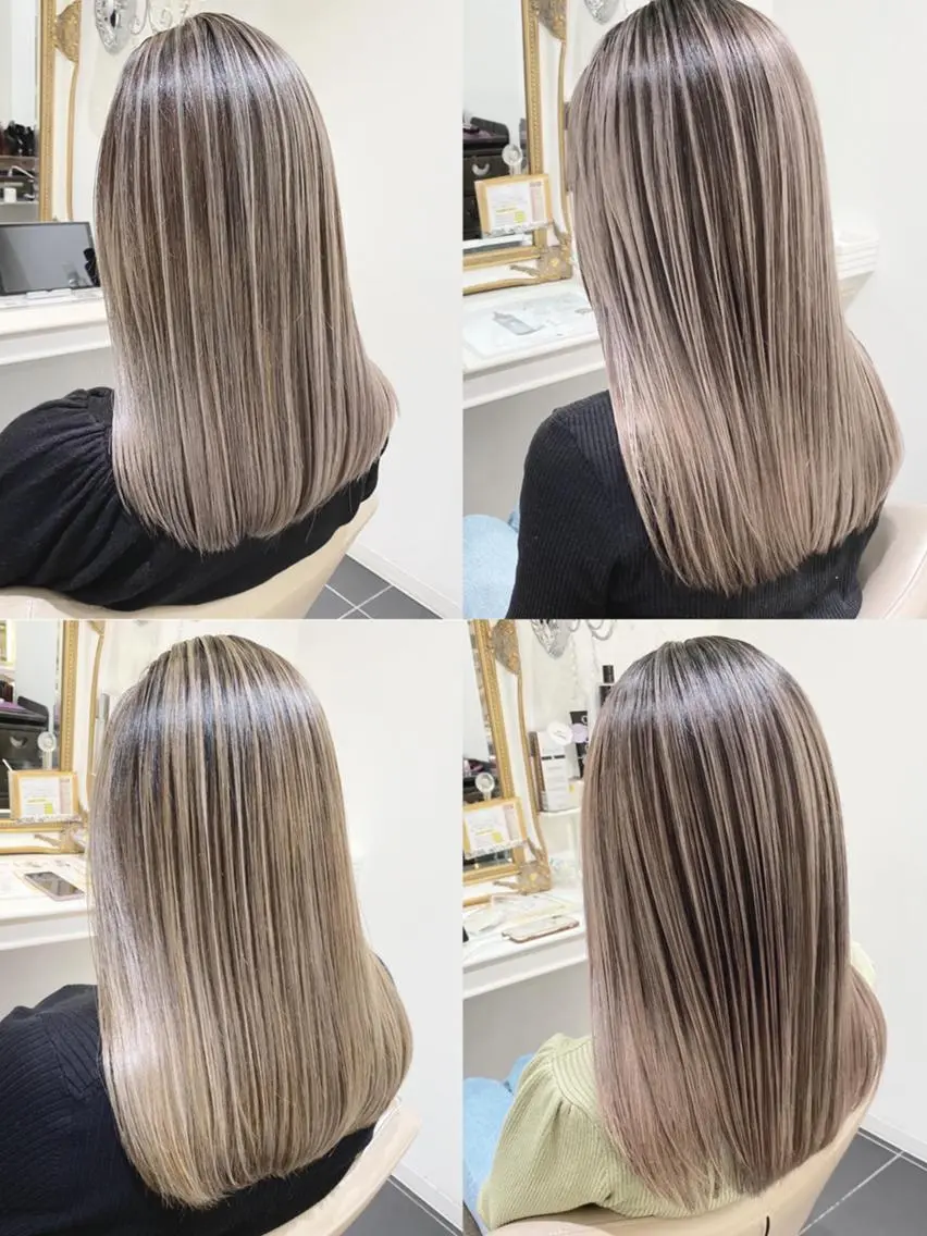 ロング カラー バレイヤージュ 髪質改善 レイヤーカット 大宮/バレイヤージュ 髪質改善/澤田隆誠のヘアスタイル