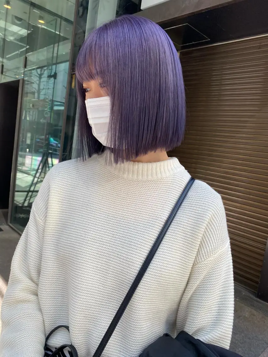 ミディアム カラー ヘアアレンジ SHACHU ayamiのヘアスタイル