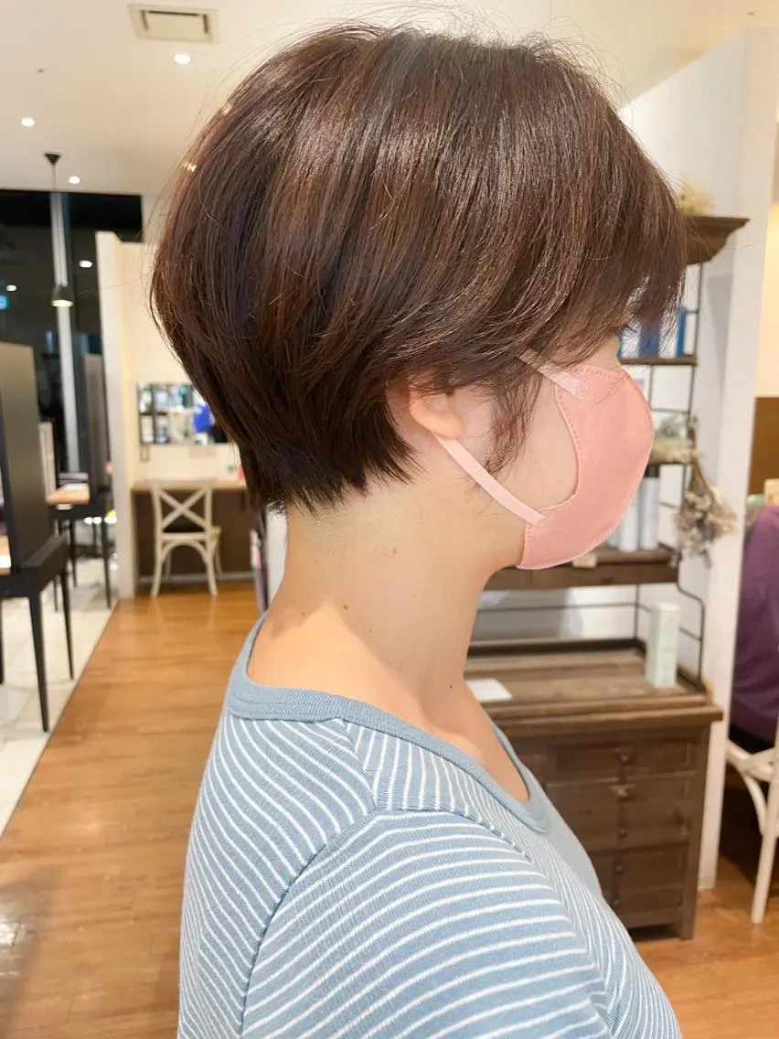 ショート ショートヘア カット ヘアカラー トリートメント 髪質改善/ブリーチ 田代 龍我のヘアスタイル