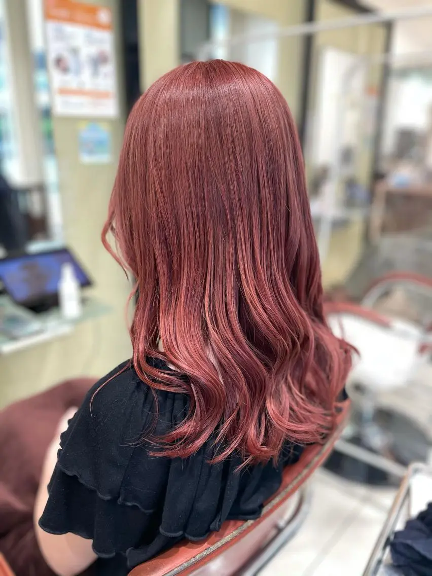 セミロング カラー 井上 武輝のヘアスタイル