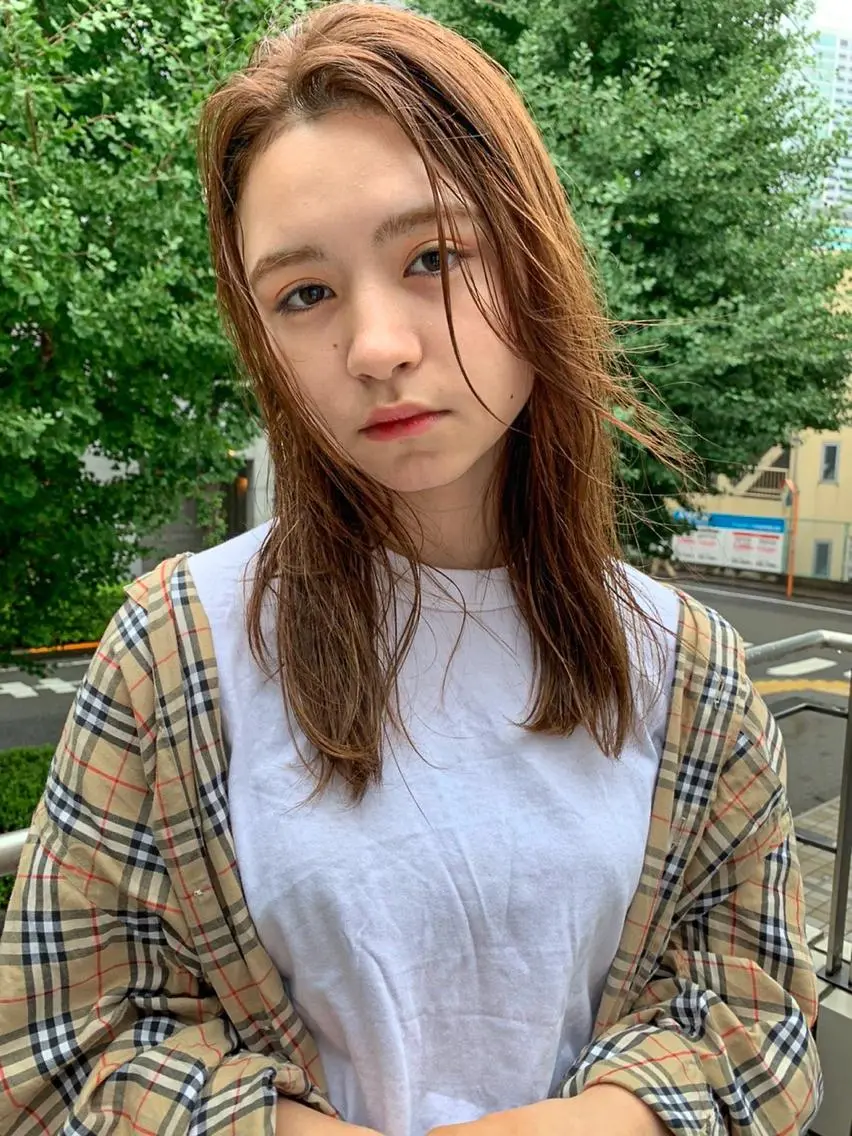 ミディアム ヘアカラー トリートメント 一ノ瀬 暁のヘアスタイル
