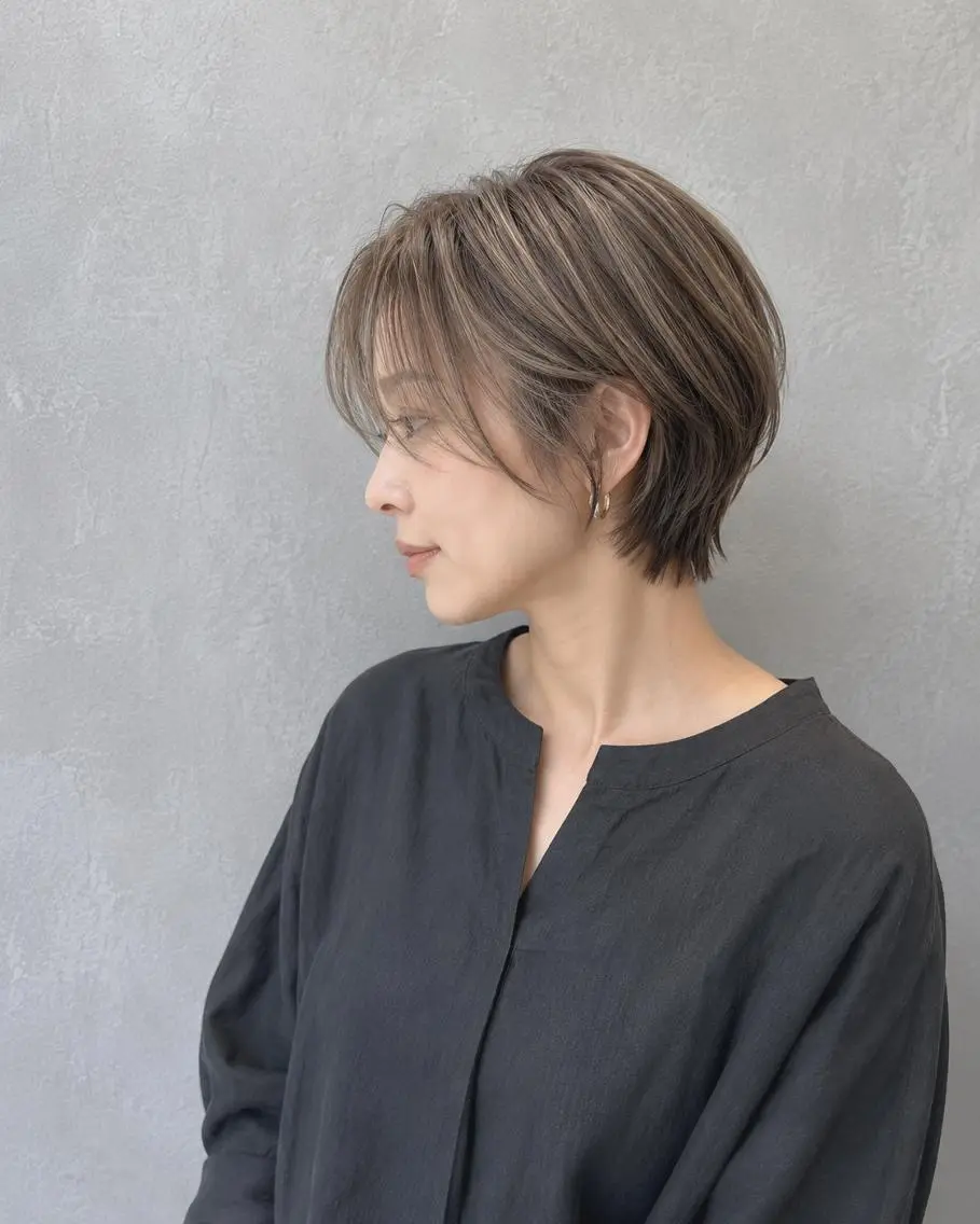 ショート 川畑 理花のヘアスタイル