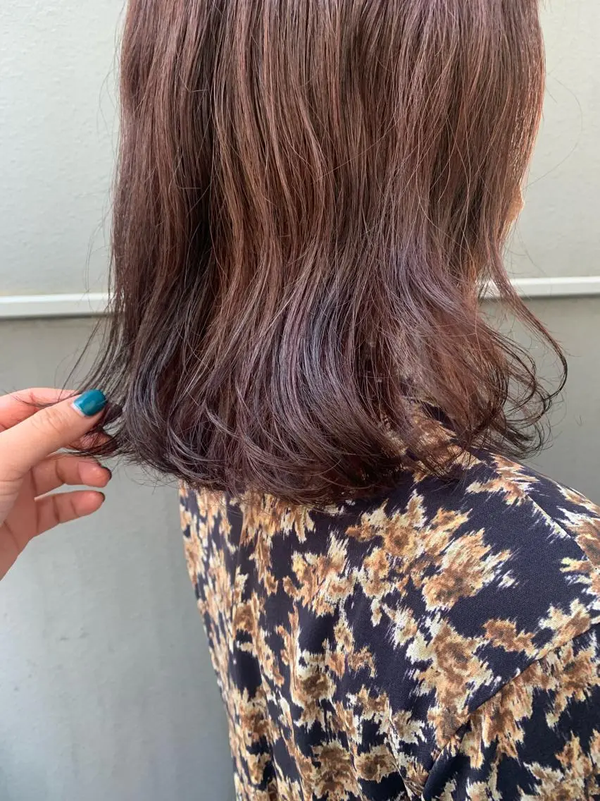 セミロング パーマ セミロングパーマ むらたねね🌻 艶髪🫧韓国ヘアのヘアスタイル