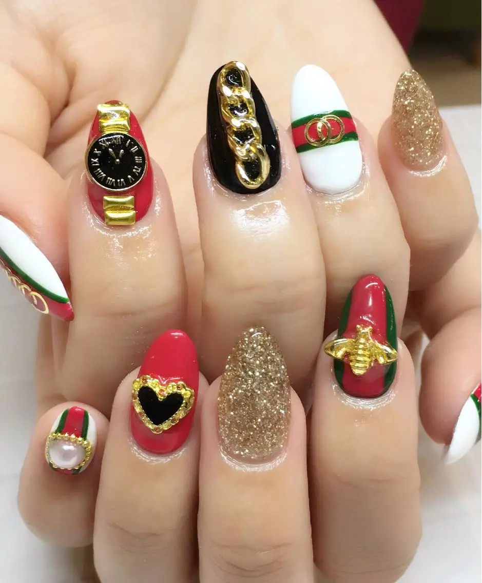 ネイル 持ち込み スカルプネイル nail salon Soeurのネイルデザイン