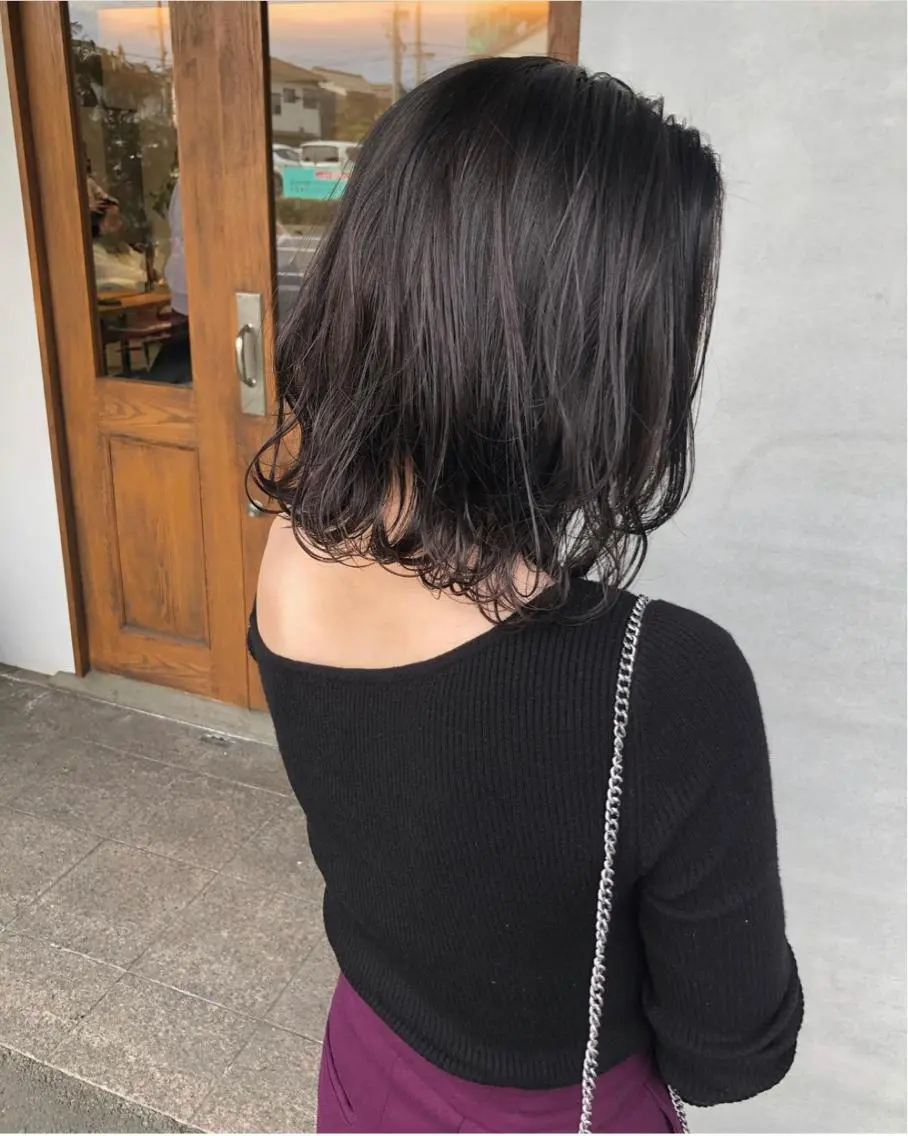 ミディアム カラー glad hairのヘアスタイル