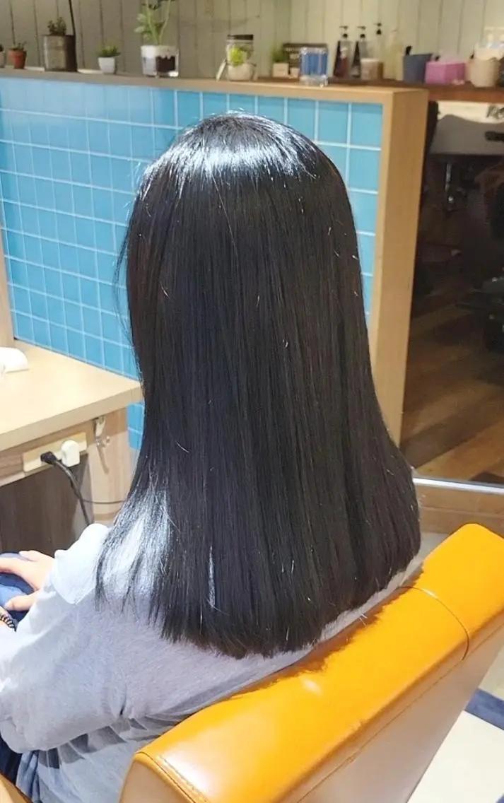 ロング カラー パーマ くせ毛 カット ヘアカラー 縮毛矯正 トリートメント alushe 岡 陽子のヘアスタイル