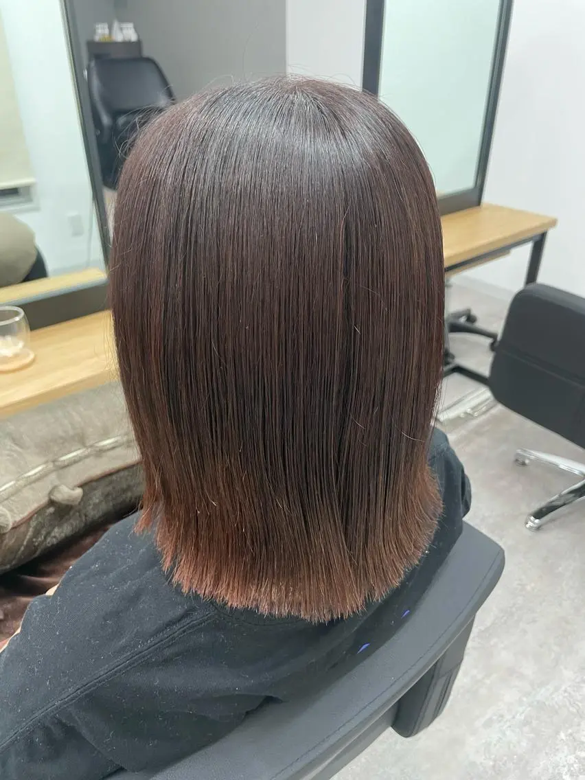 ミディアム anB Bのヘアスタイル