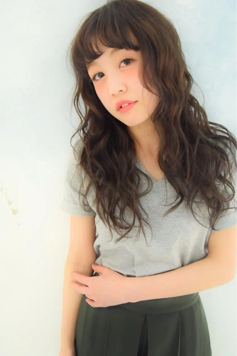 セミロング カラー パーマ ヘアアレンジ メンズ キッズ ネイル マツエク・マツパ ヘアカラー トリートメント EnBlesS西宮 マンツーマン神道有基のヘアスタイル