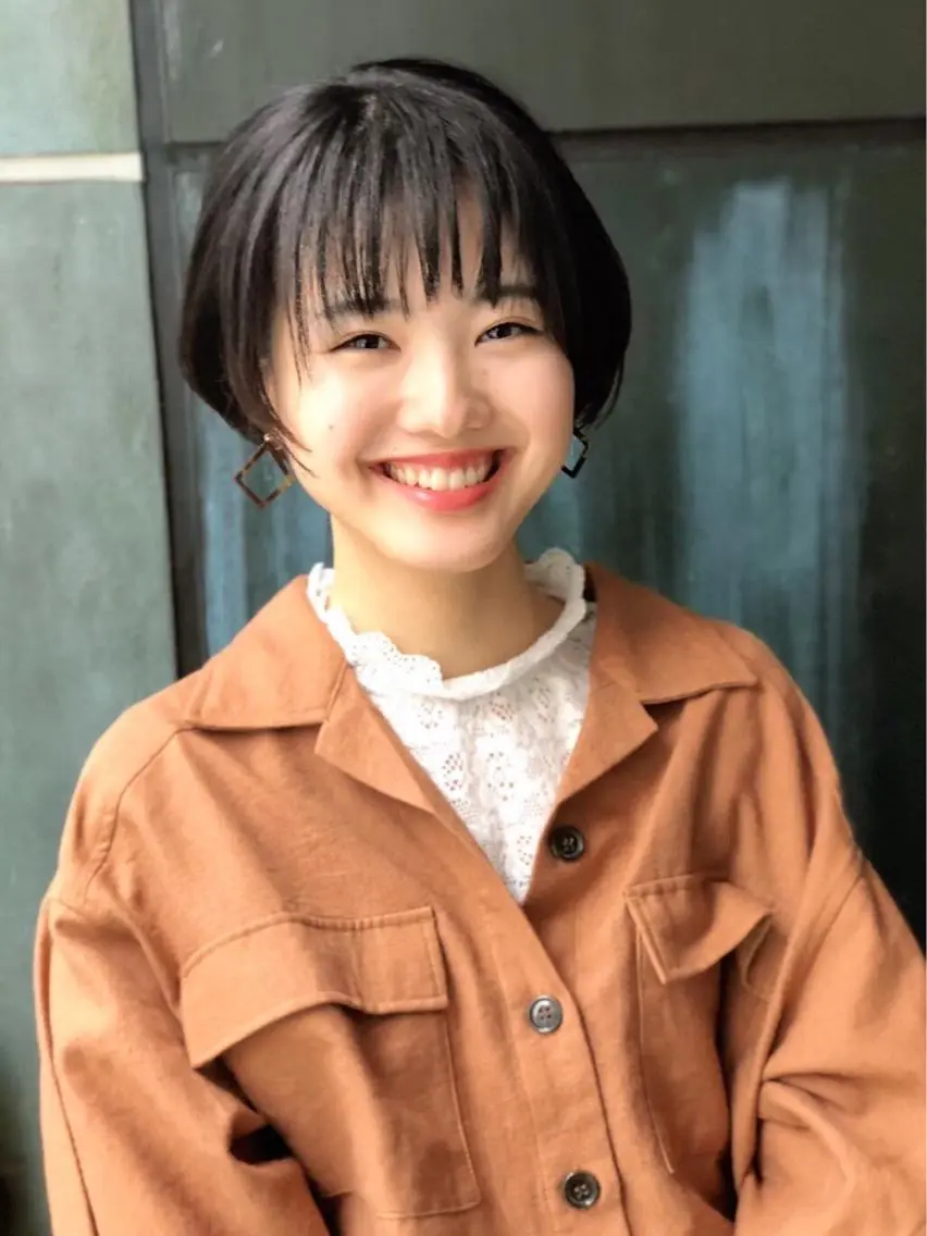 ショート カラー ヘアアレンジ 能登谷 きよのヘアスタイル