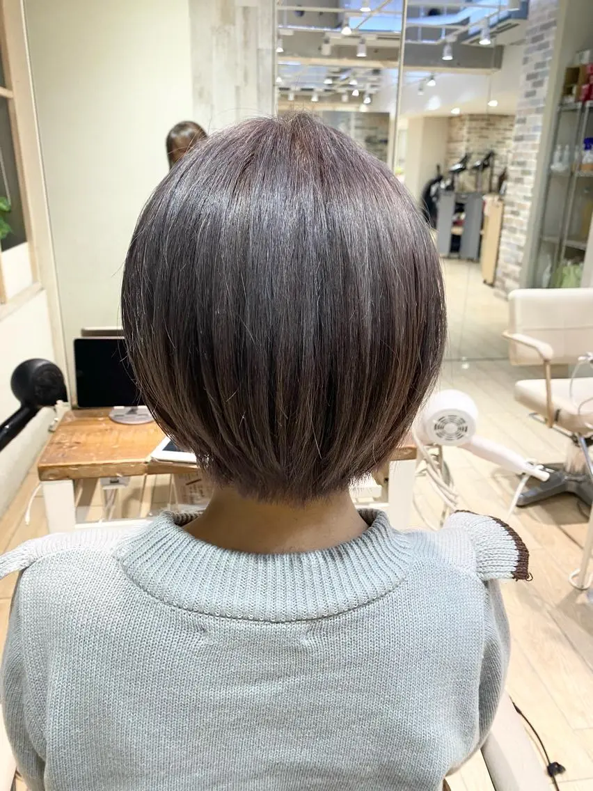 ショート ショートボブ ボブ ショートヘア 顔周り/くびれヘア 韓国ヘア💕風間るなのヘアスタイル
