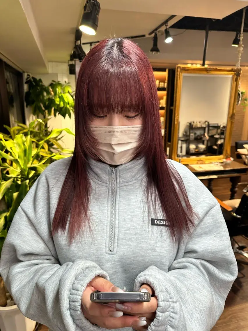 ロング カラー アディクシーカラー ブリーチ ケアブリーチ デザインカラー ハイトーンカラー ワンホンヘア/ レイヤー/Kaitoのヘアスタイル