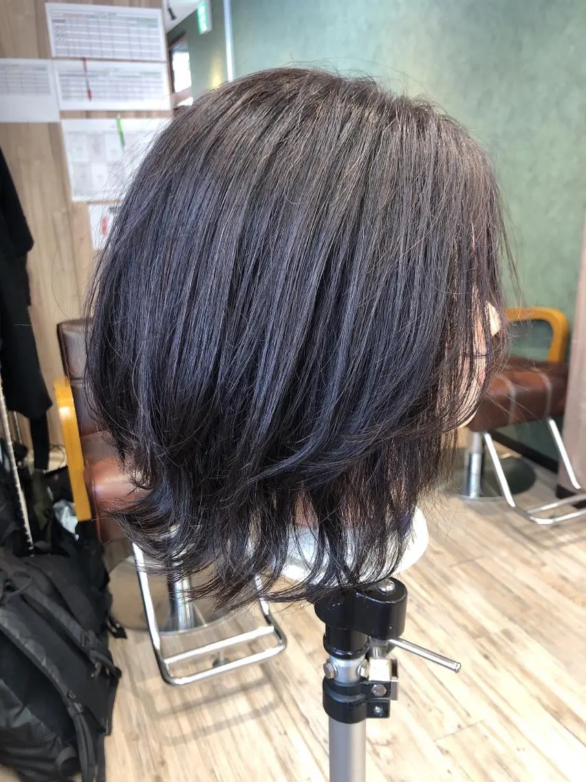 ミディアム レイヤーカット ウルフカット いとう ひろたかのヘアスタイル