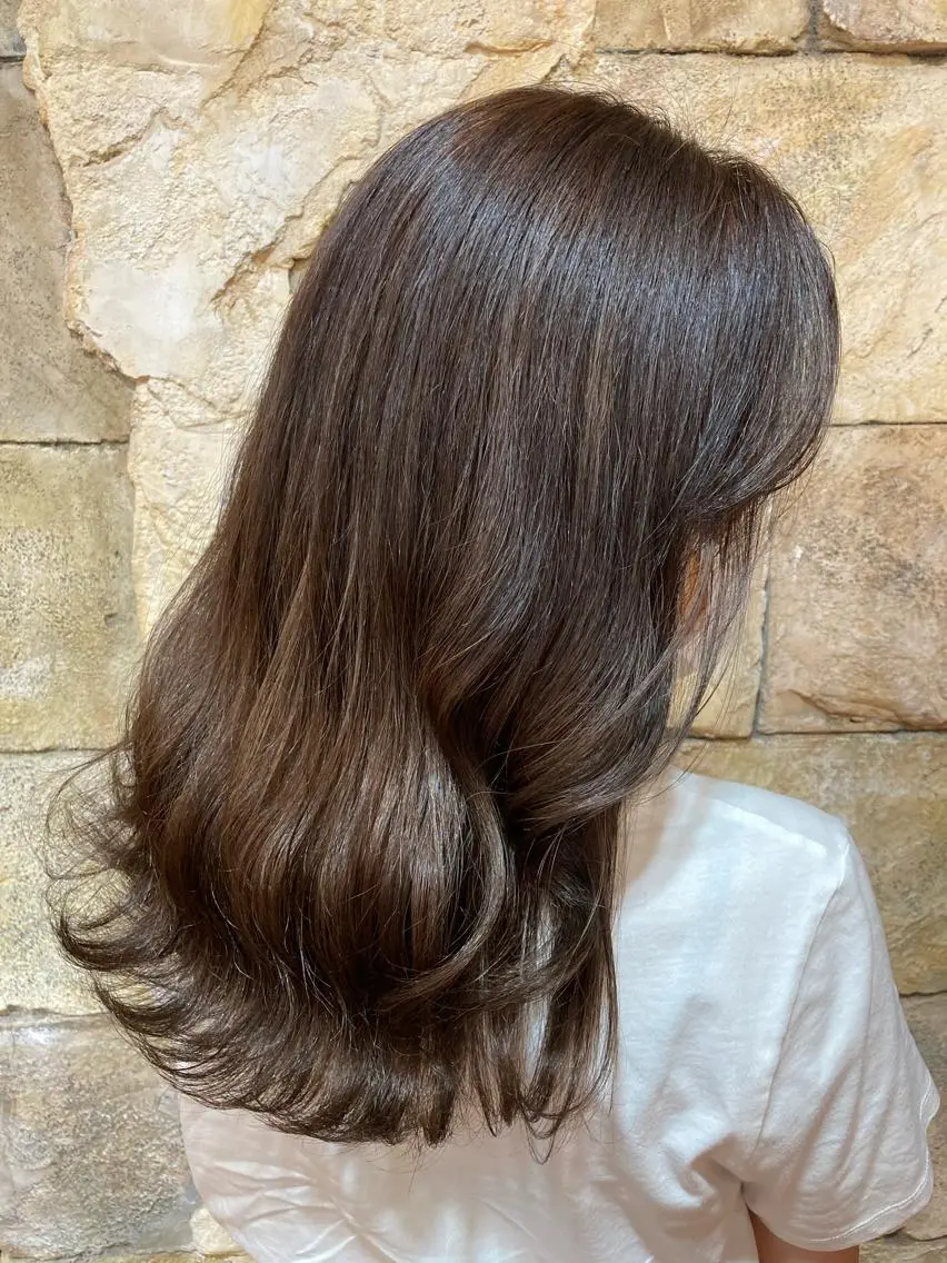 カラー 水島 悠香子のヘアスタイル