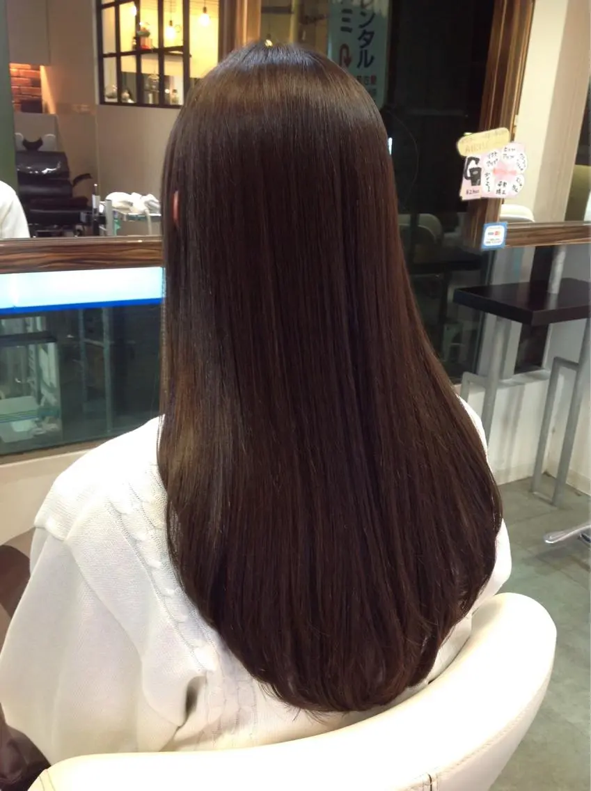 ロング ロング 榎園 由美のヘアスタイル