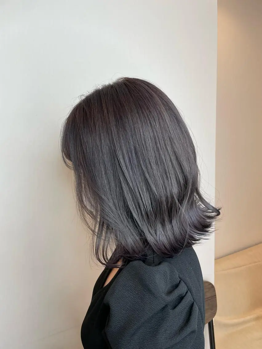 ミディアム カラー グレージュ ラベンダーカラー ラベンダーグレージュ ラベンダーグレー カット ヘアカラー トリートメント ヘッドスパ 栄/久屋大通り/韓国 /透明感/横山🩵のヘアスタイル
