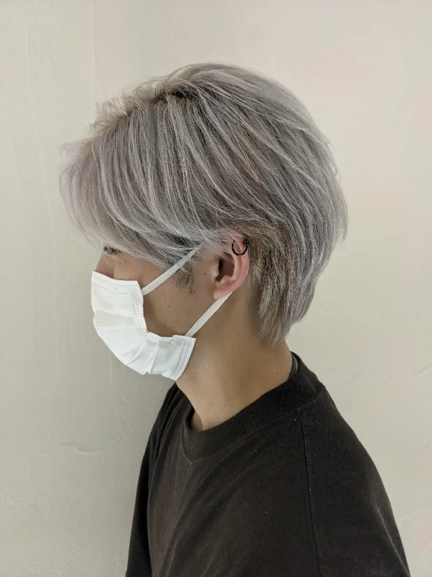 ショート カラー メンズ カット ヘアカラー 小川 健治✨のヘアスタイル