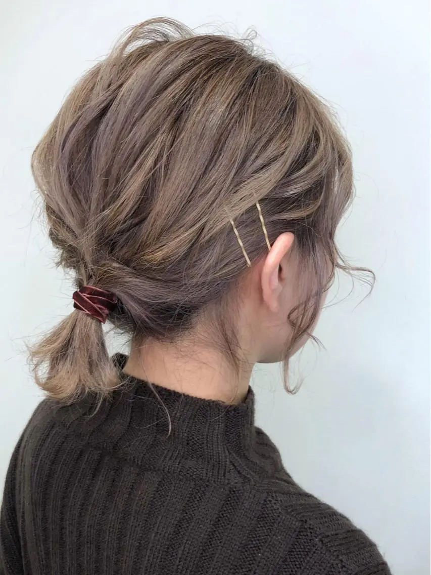 ショート カラー KANAMI日暮里 韓国ヘア・メイクのヘアスタイル