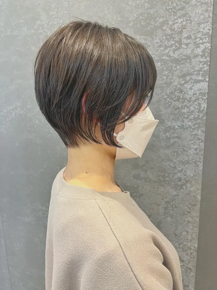 ショート ショートボブ ボブ ショートヘア 渡邊 恭汰のヘアスタイル