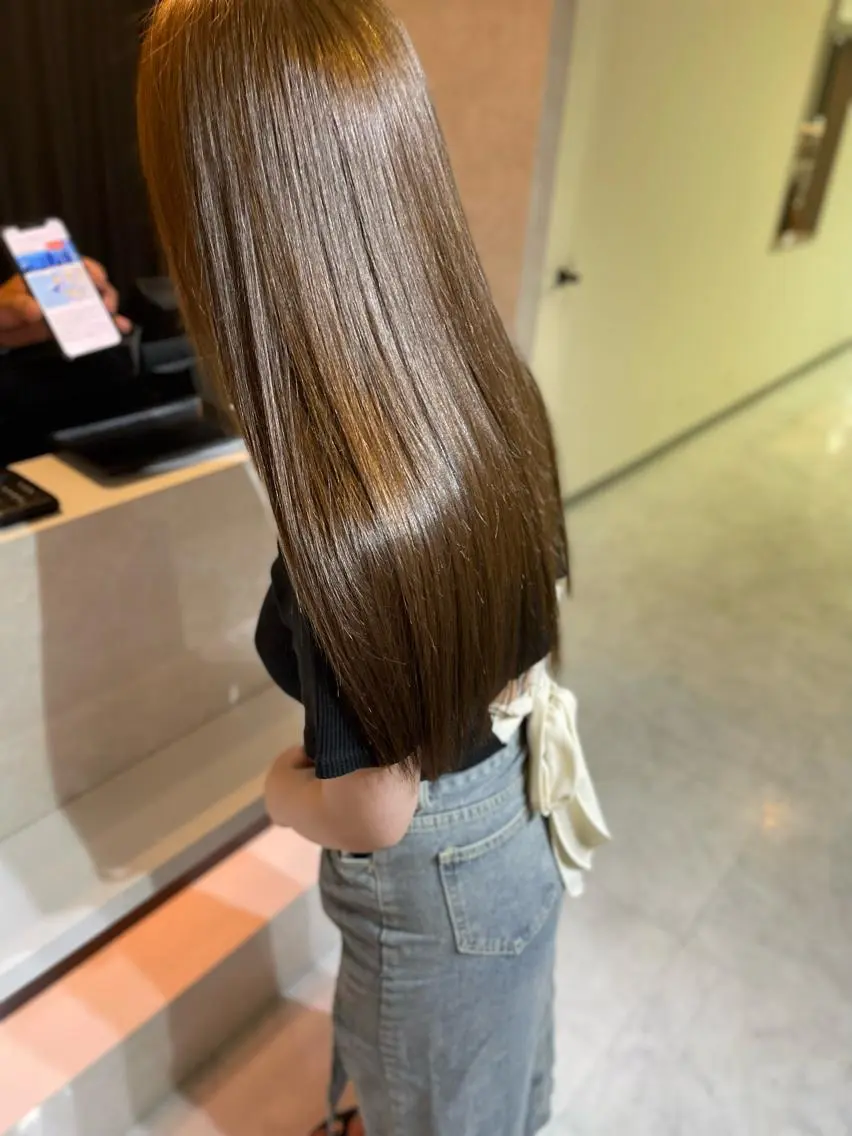 ロング 縮毛矯正 トリートメント モテ髪支持率NO.1 KENJIROのヘアスタイル